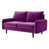 Velours aubergine
