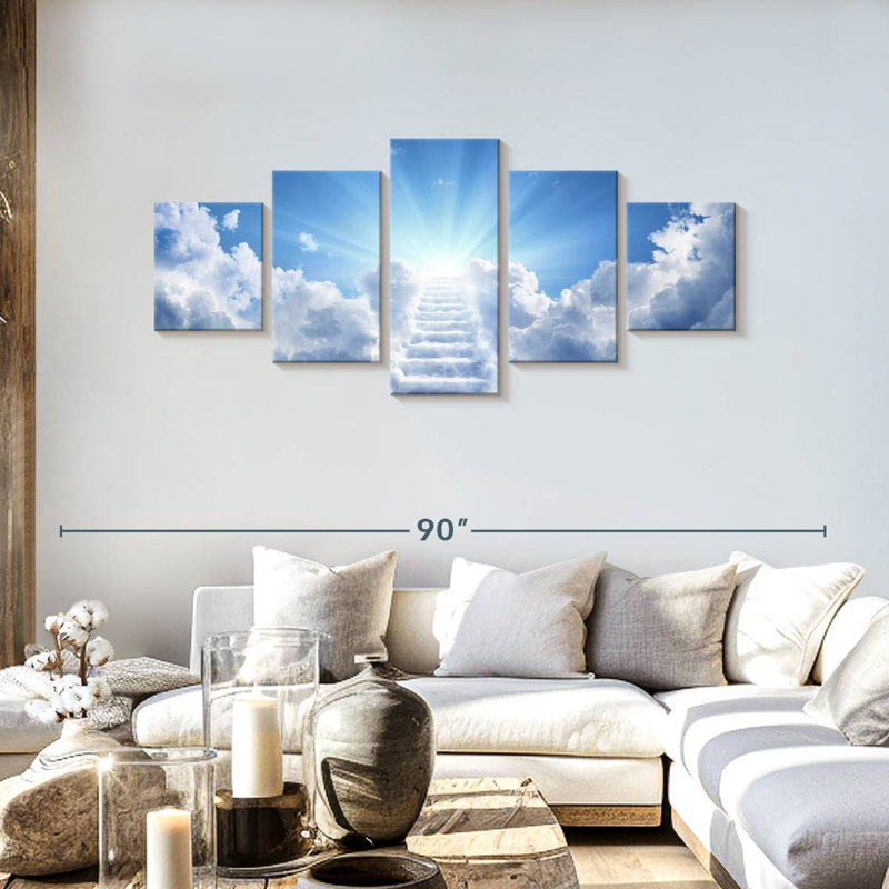 Heavenly Sky, 30" H x 68" W