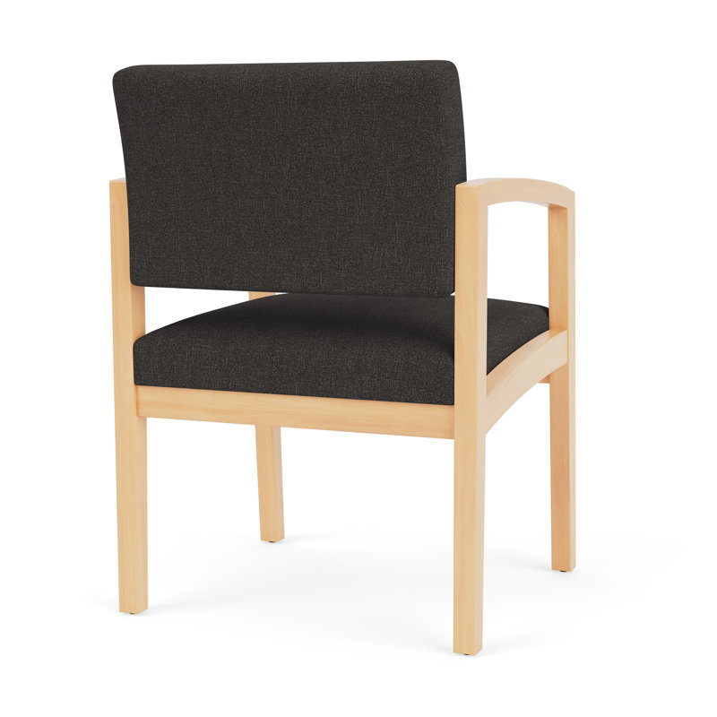 Chaise en bois Lenox, Naturel, Bleu fumé Archetype