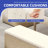 6 Pieces Beige L-Shaped Patio Furniture Set All Weather Wicker Outdoor Sectional Sofa Conversation Set-760347193