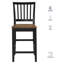 Chaise de comptoir en bois massif Joplin