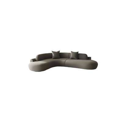 Curved corner light luxury negotiation sofa