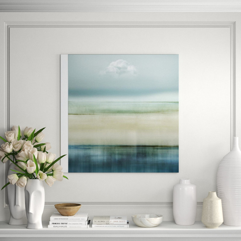 Poly Horizons III Painting by Austin Beiv, 47" H x 47" W x 2" D, Outdoor