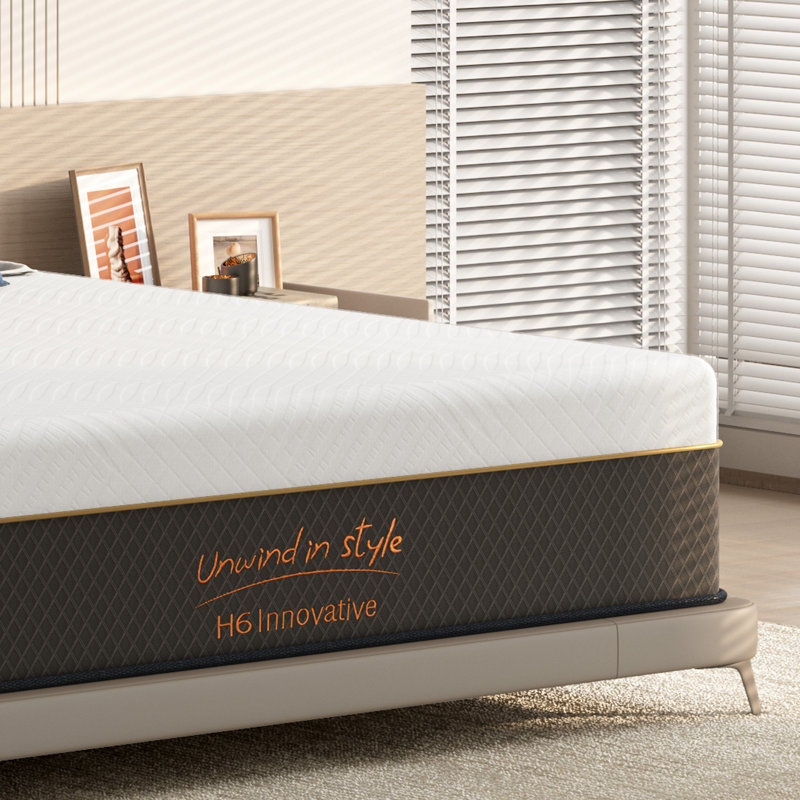 Mattress,12 Inch Hybrid Mattress in a Box, Pocket Spring Mattress Medium Firm Feel with Edge Support & Motion Isolation, King