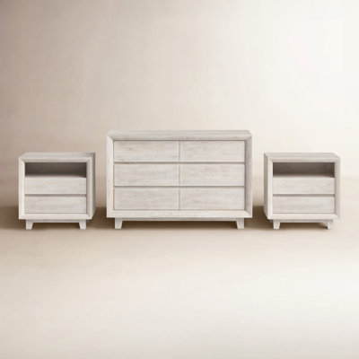 Longfellow 3-piece Nightstand Sand