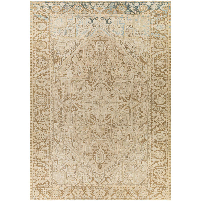 Antique One Of A Kind One-of-a-Kind 8'4" X 11'7" Hand Knotted Area Rug