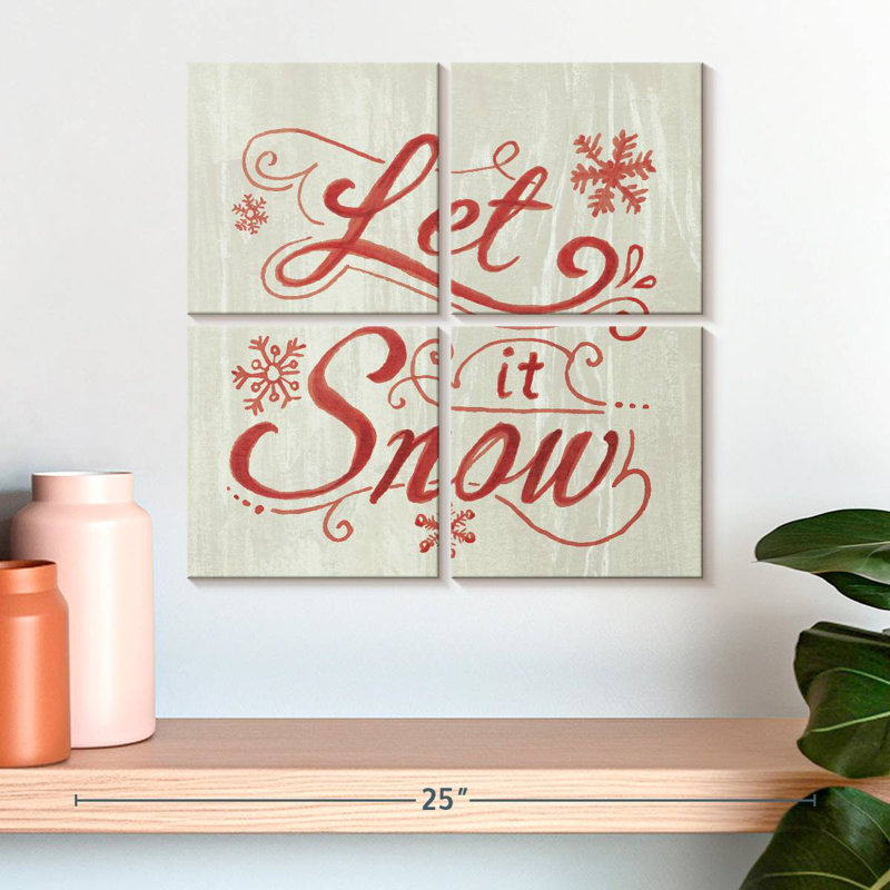 Lelend blanc et lumineux Noël III sur bois, H 18 po x l 18 po