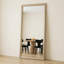 Miroir de plancher 32 po x 70 po pleine longueur - Cadre en bois d'ingénierie, élégant et durable