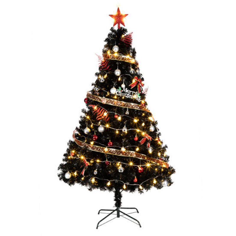 72' H Lighted Artificial Pine Christmas Tree