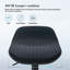 Tabouret de bureau debout noir, chaise de bureau debout réglable en hauteur, tabouret ergonomique avec repose-pieds et tabourets pivotants à 360 ° pour la maison de bureau-989698472