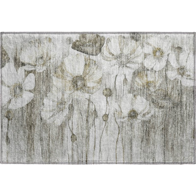 Premium Machine Washable Prisco Taupe Rug