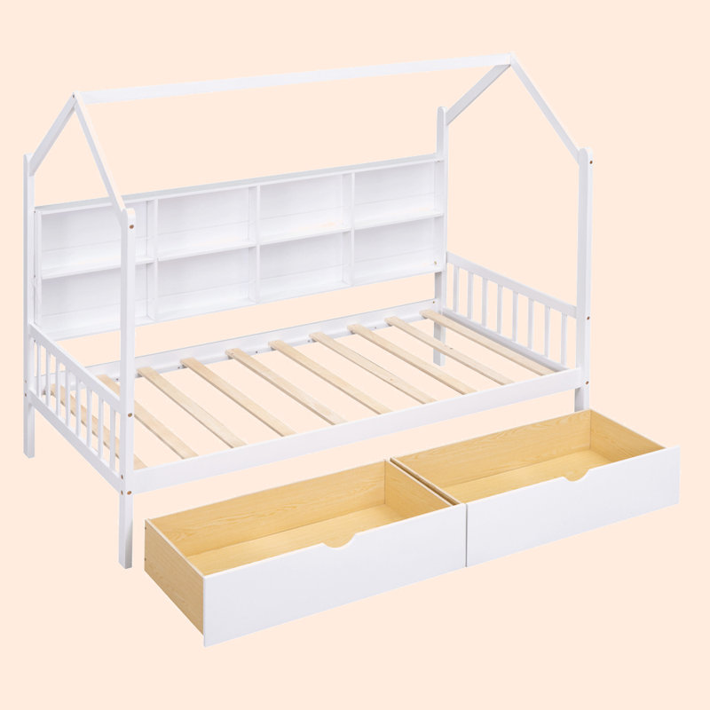 Lit plateforme simple avec rangement Akhilleus