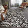 Brooksie Cowhide Geometric Indoor Rug