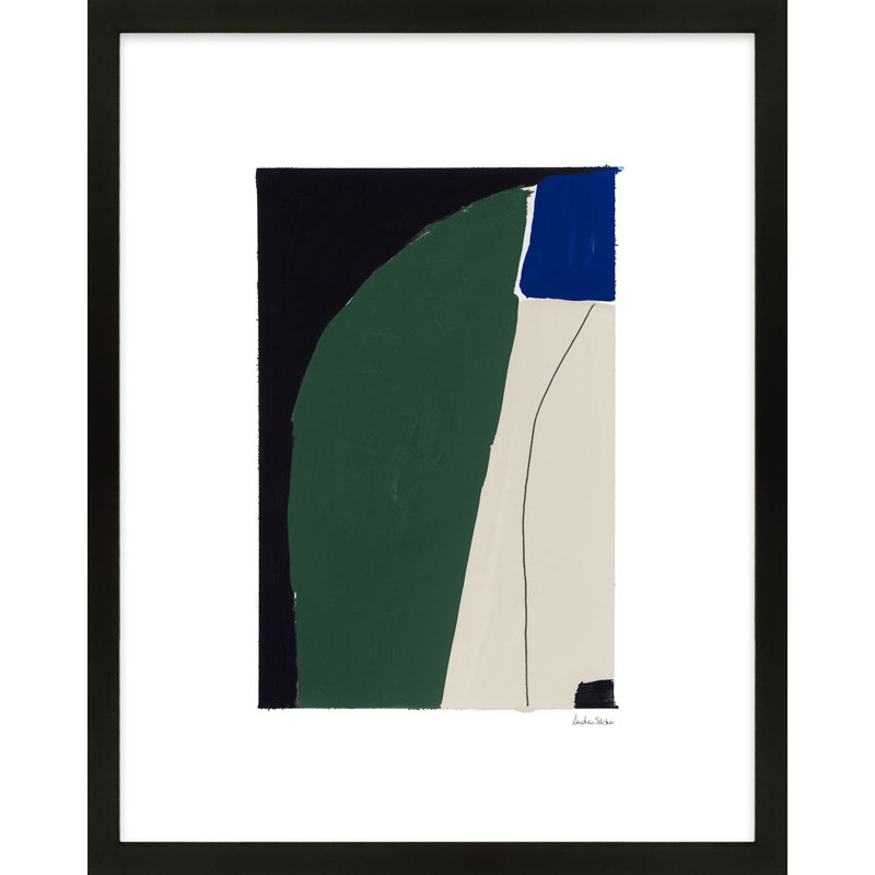 Arrangement 2 par Andrea Stokes - Art mural encadré, H 20 po x l 16 po x P 1,25 po, Cadre noir