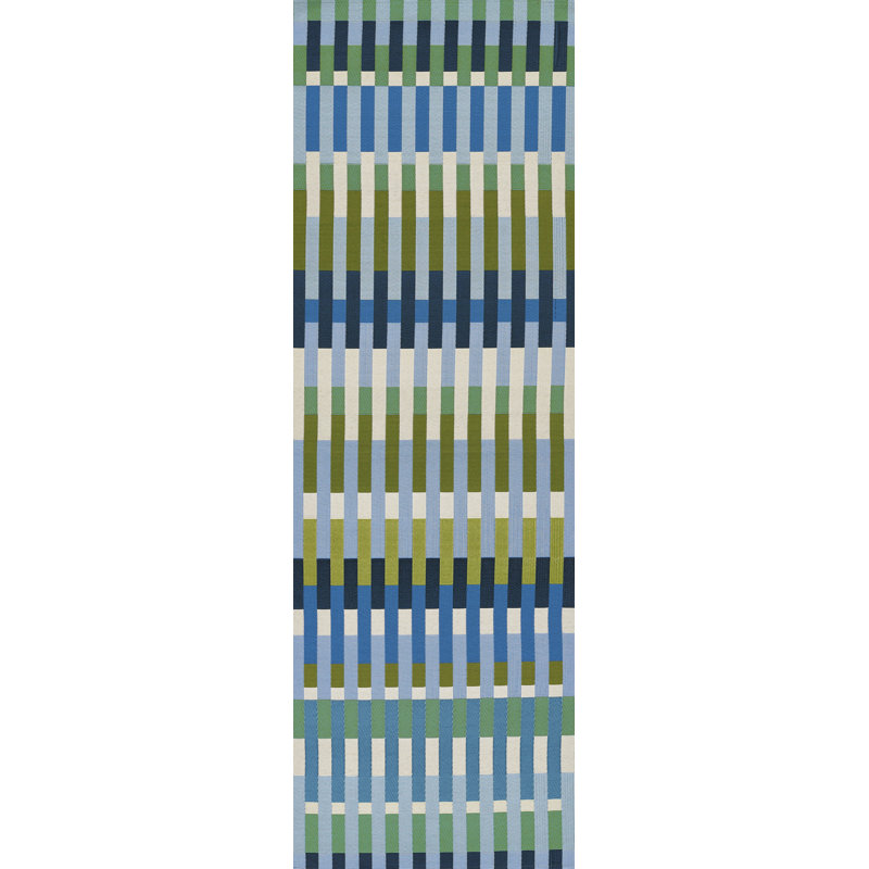 Tapis rayé intérieur / extérieur Icon, Tapis de couloir 2 pi 8 po x 10 pi