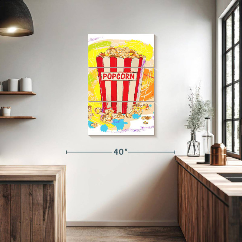 Yarlin Popcorn, 38" H x 24" W