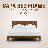  Sapa Solid Wood Bed Frame with 3D Carved Headboard, Japanese Joinery, No Box Spring Needed, Silent slats, Easy Assembly-1533463263-1533463260