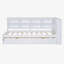 Lit de jour avec 2 tiroirs, lit de jour avec tablette de rangement et ports de chargement USB-108782534