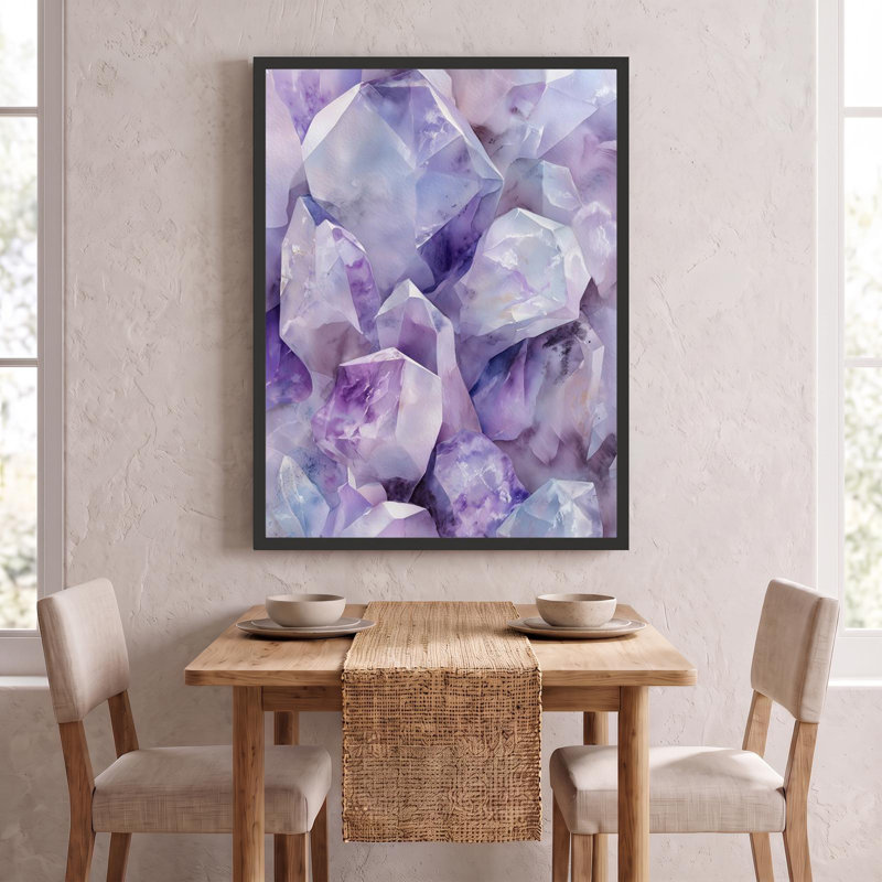 Amethyst Echo, 20" H x 26" W