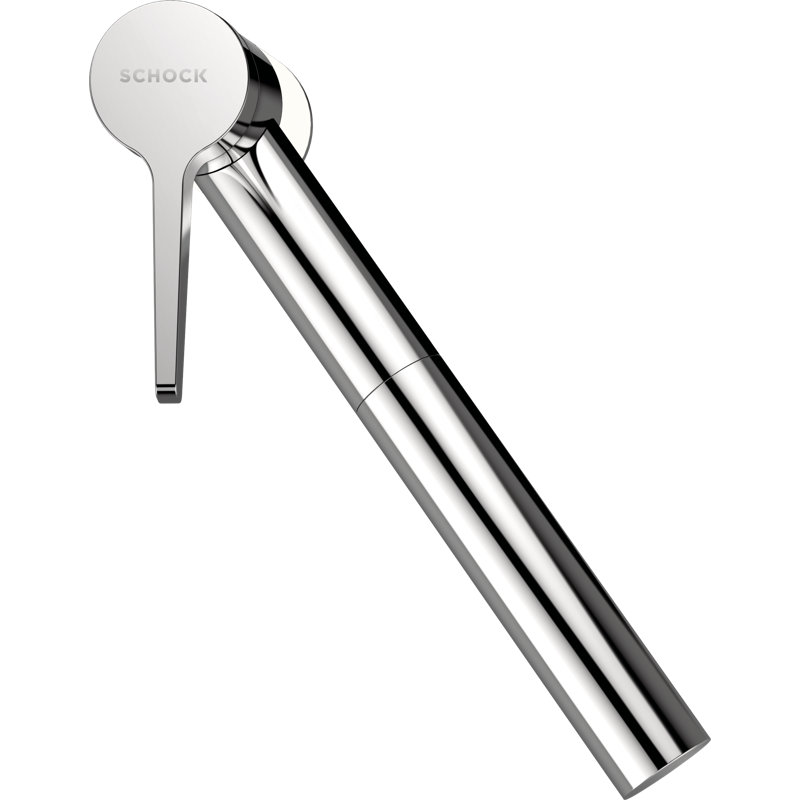 Schock Single Lever Monobloc Tap, White/Silver