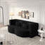 Canapé-lit moderne avec 2 coussins, canapé-lit convertible en tissu rembourré de mousse, matelas pliant de 15 po pour le salon, lit d'invité, aucun assemblage requis