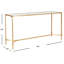 Abston 160cm Glass Top Console Table-14907096