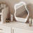 Makeup Vanity with Light mirror,2 drawers,1 chair