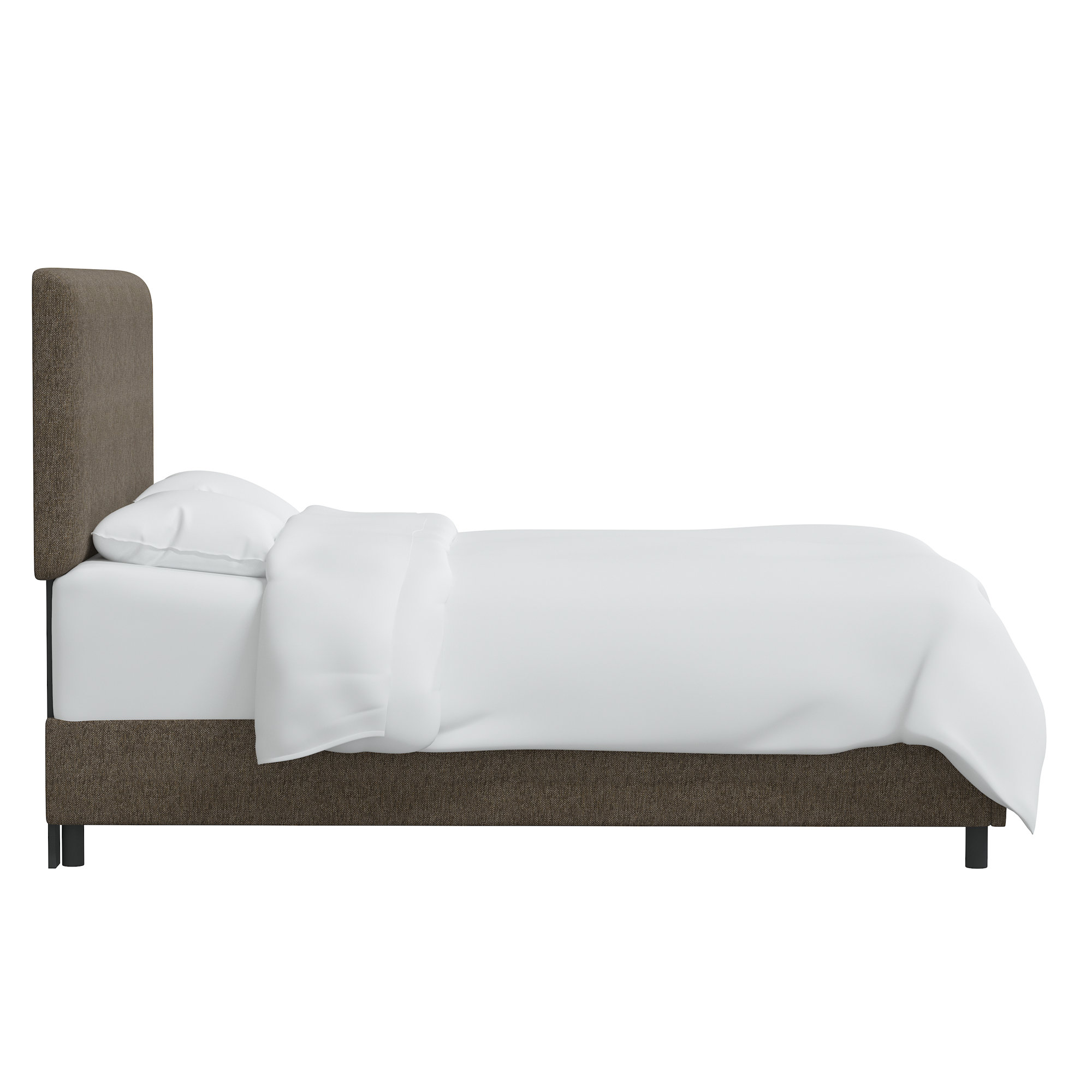 Eisley Upholstered Bed, Milsap Granite Sustain® Tweed, California King