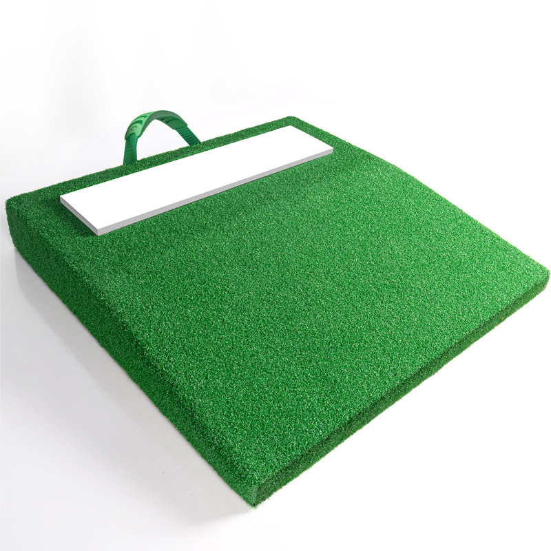 Tapis de jeu portatif pour lanceurs de baseball - 30 x 30 x 4,5 pouces