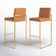 Rakowski Upholstered Counter Stool with Metal Frame