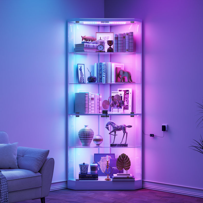 Display Cabinet, White