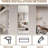 Wall Mounted Full-length Mirror with Metal Frame-1195728682