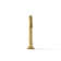 Occasion Sink with Cane Design Single Hole Bathroom Faucet with Drain Assembly