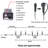 100LED 33 FT C6 Christmas String Lights Plug In Fairy Twinkle String Lights 8 Modes Timer Function Waterproof Extendable For Indoor Outdoor Wedding Party Christmas Decoration (100, Multicolor)