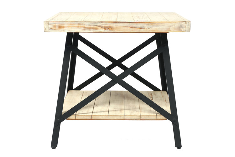 Laguna Solid Wood End Table with Storage