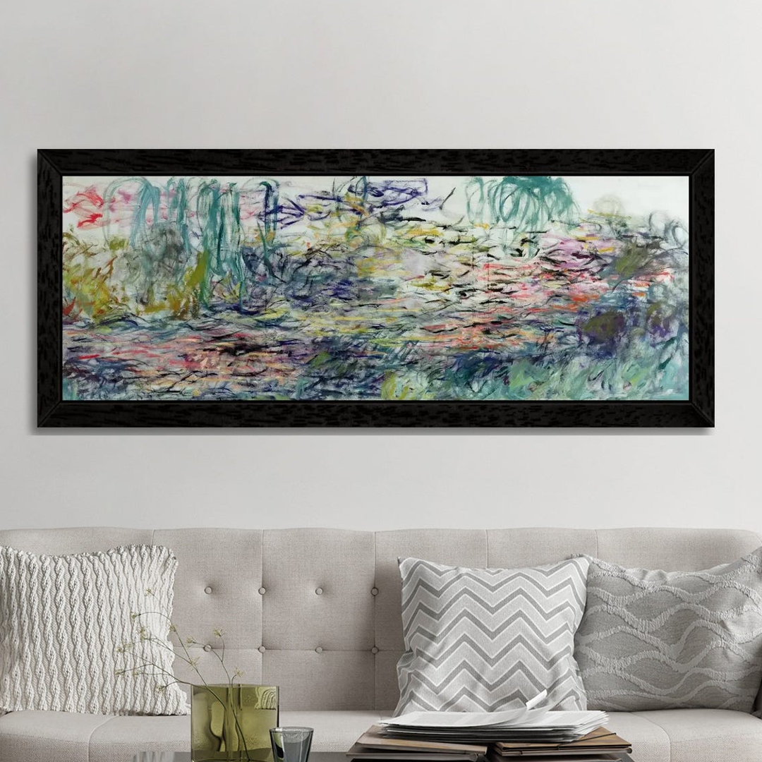 Waterlilies, 1917-19 by Claude Monet - Panoramic Painting on Canvas