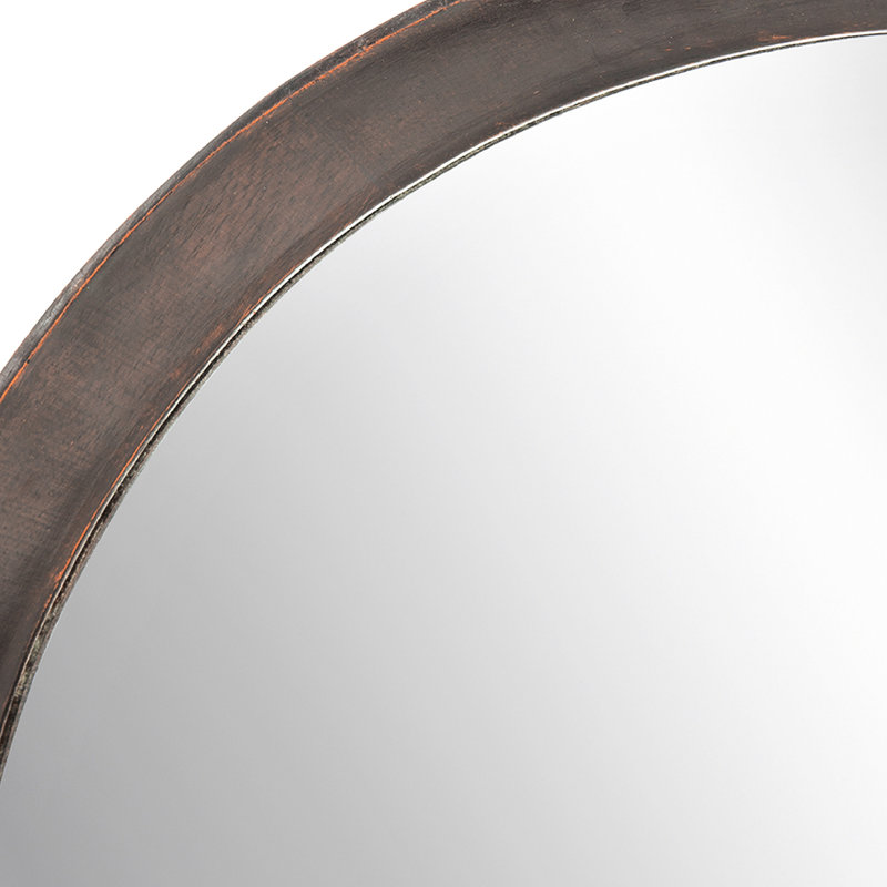 Miroir mural Mango, Marron foncé