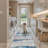Modern Abstract Kitchen Rug: Ultra Soft Washable Hallway Entryway Carpet Indoor Non Slip Low Pile Floor Mat-295113406