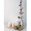 Vase en teck et verre Loon Peak®, vase cylindrique sur souche de teck naturel - décor rustique polyvalent pour fleurs fraîches, pot de fleurs succulentes et décorations bohémiennes, 13 po de long, 11 po de large et 7,5 po de haut