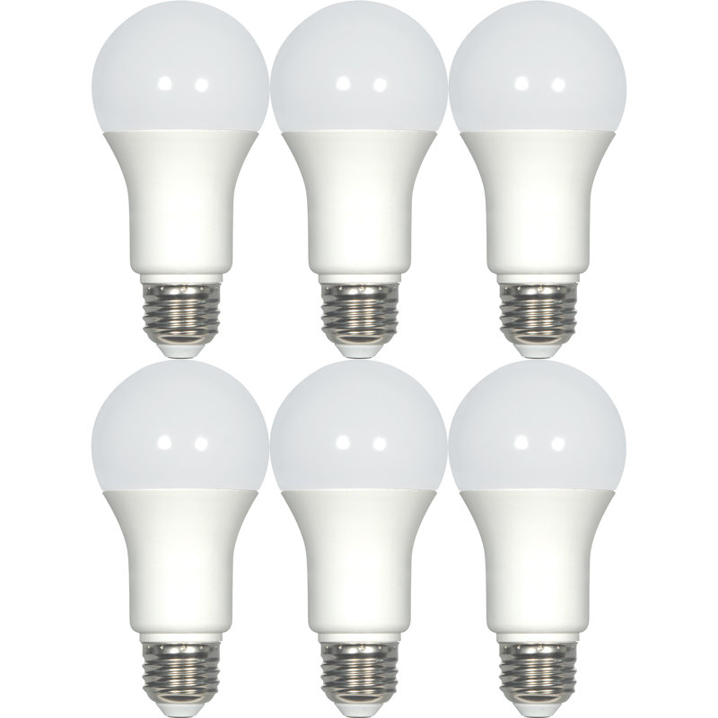 9.8 Watt (60 Watt Equivalent), A19 LED, Non-Dimmable Light Bulb, E26/Medium (Standard) Base, 3500K, 9.8, No