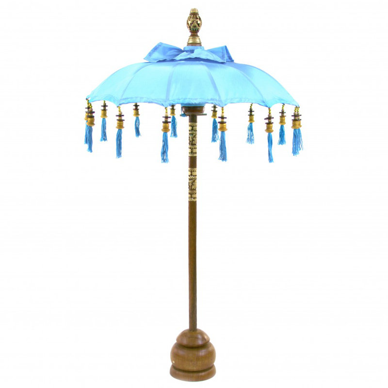 Sculpture de porte-parapluies Arnisha, Turquoise