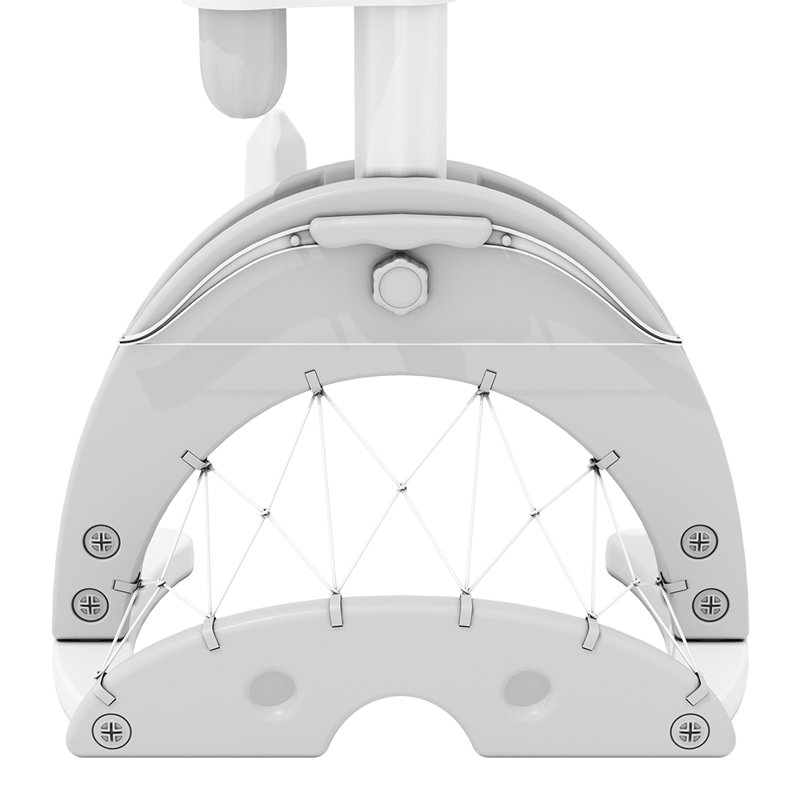 Isabelle & Max Bontrager Adjustable Height In-Ground Basketball Hoop, Grey