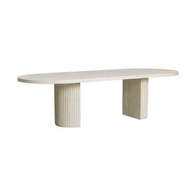 Bloom Dining Table Travertine
