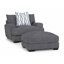 Fauteuil en polyester l 49 po Avianne-993022166