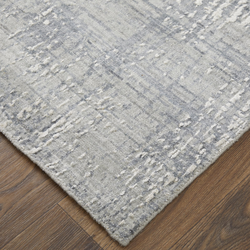Eastfield Abstract Area Rug in Gray, Rectangle 2' x 3'