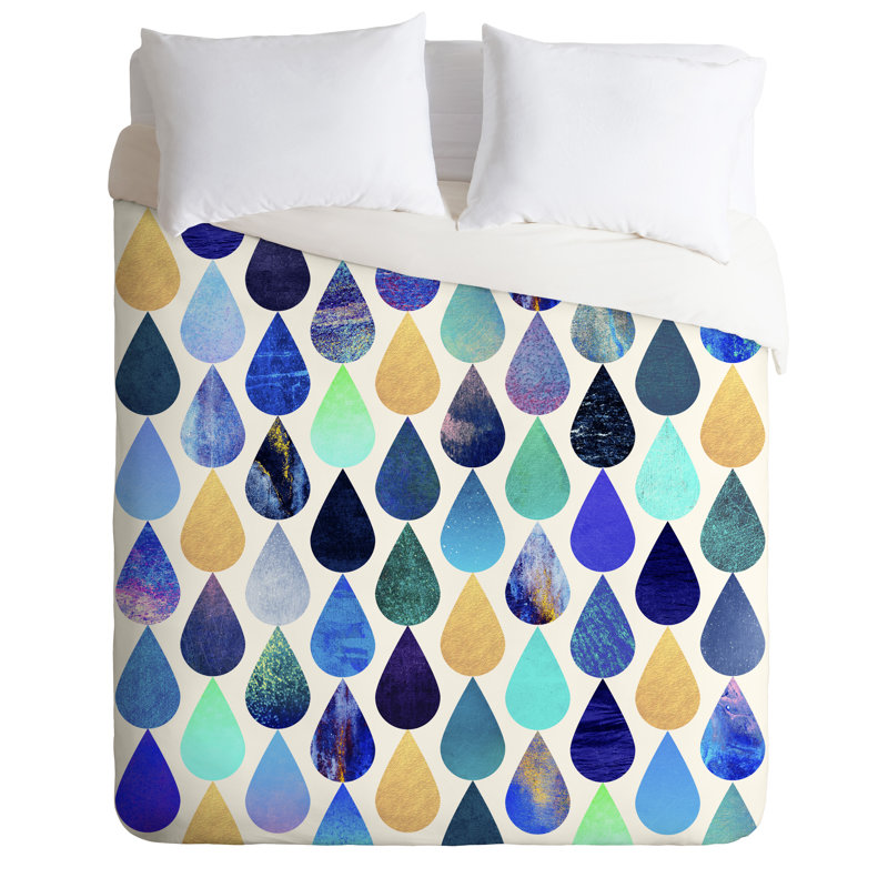 Ensemble de housse de couette H2O, Housse de couette simple / simple TG et 1 taie dé