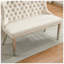 Banc de salle à manger capitonné en velours l 22,7 po x P 45,6 po x H 35,2 po A&A Furniture