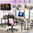 Inbox Zero Adjustable Ergonomic Swiveling PC & Racing Game Chair-659552250