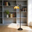 Lampe sur pied de style Tiffany avec abat-jour en verre coloré réglable - Lampe de lecture à col de cygne fabriquée à la main pour le salon, la chambre à coucher ou le bureau