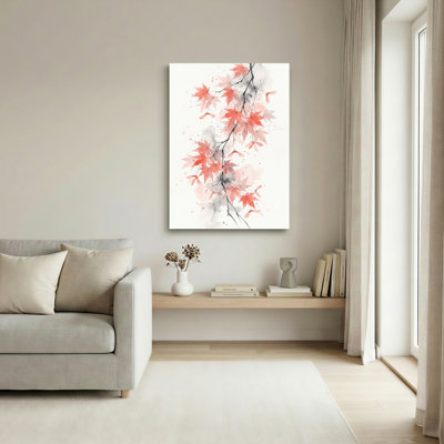 Ensemble de 1 tableau sur toile « Feuilles d'automne »